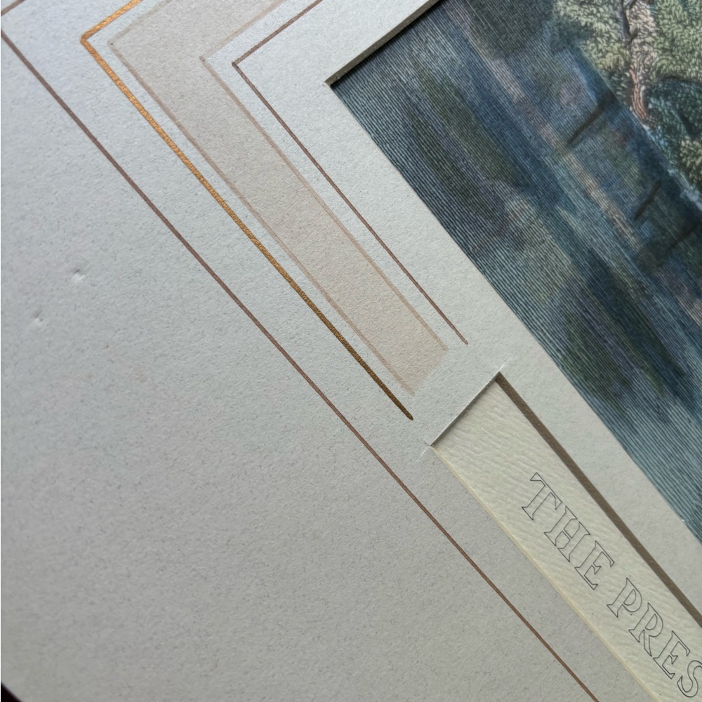 Hand Colored Lithograph ‘The President’s House, From Washington’ - Picture 8 of 10